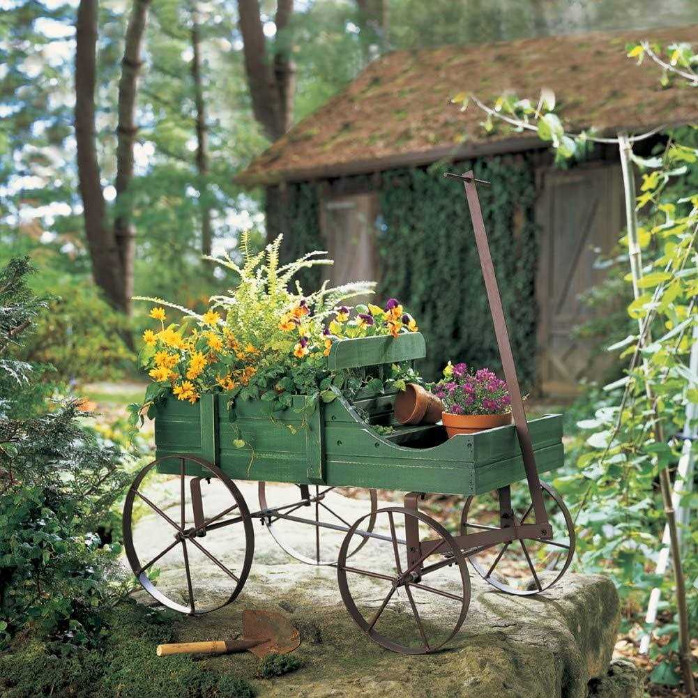 Amish Wagon Decorative Indoor/Outdoor Garden Backyard Planter - Image 3