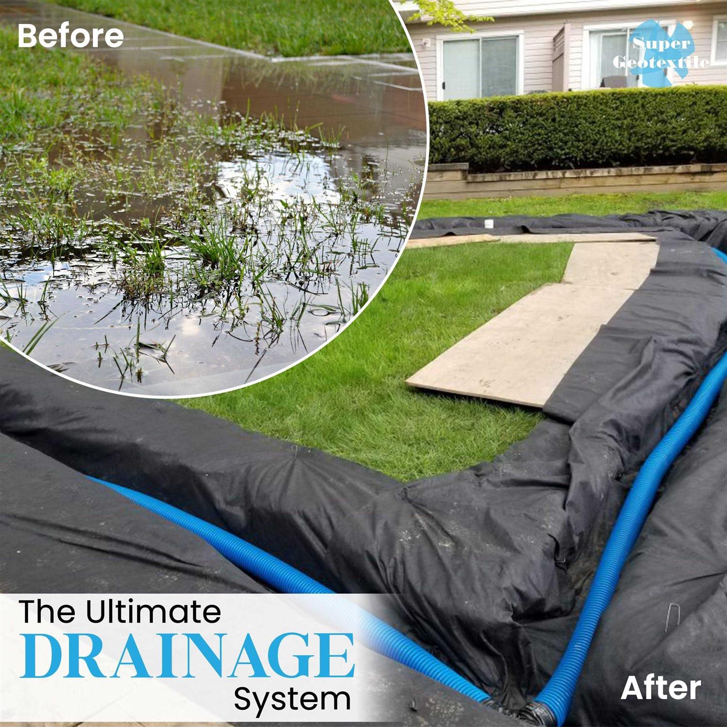 Super Geotextile 4 6, 8 Oz Non Woven Fabric For Landscaping - Image 3