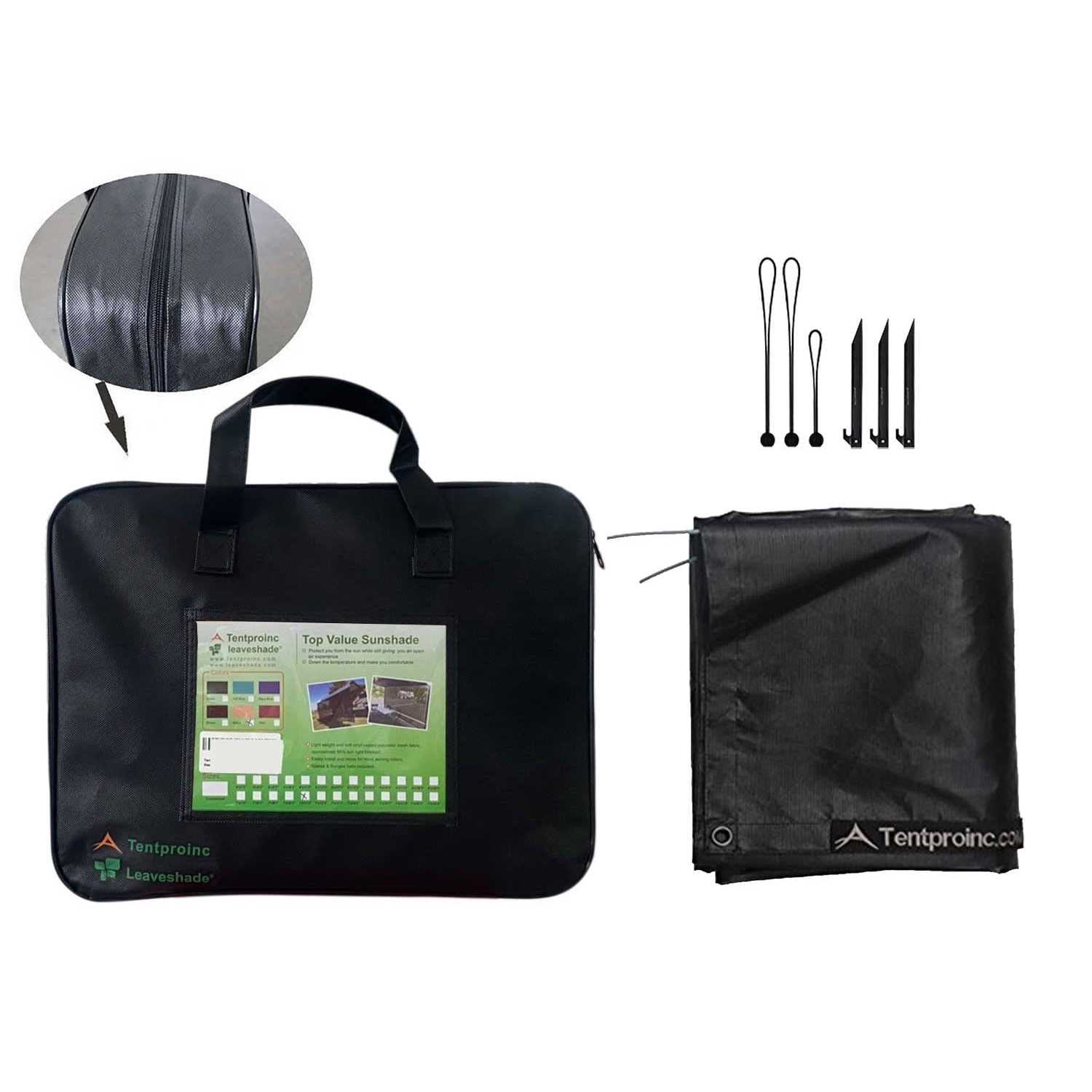 Tentproinc RV Awning Shade Screen 3' Mesh Screen Sunshade Complete Kits Motorhome Camping Trailer UV Sun Blocker - Image 3