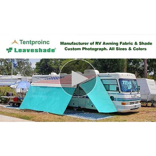 Tentproinc RV Awning Shade Screen 3' Mesh Screen Sunshade Complete Kits Motorhome Camping Trailer UV Sun Blocker - Image 5
