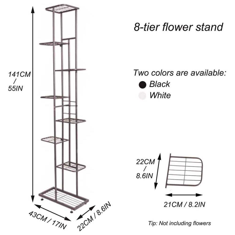 8-tires Plant Stand for Indoor and Outdoor - Image 4