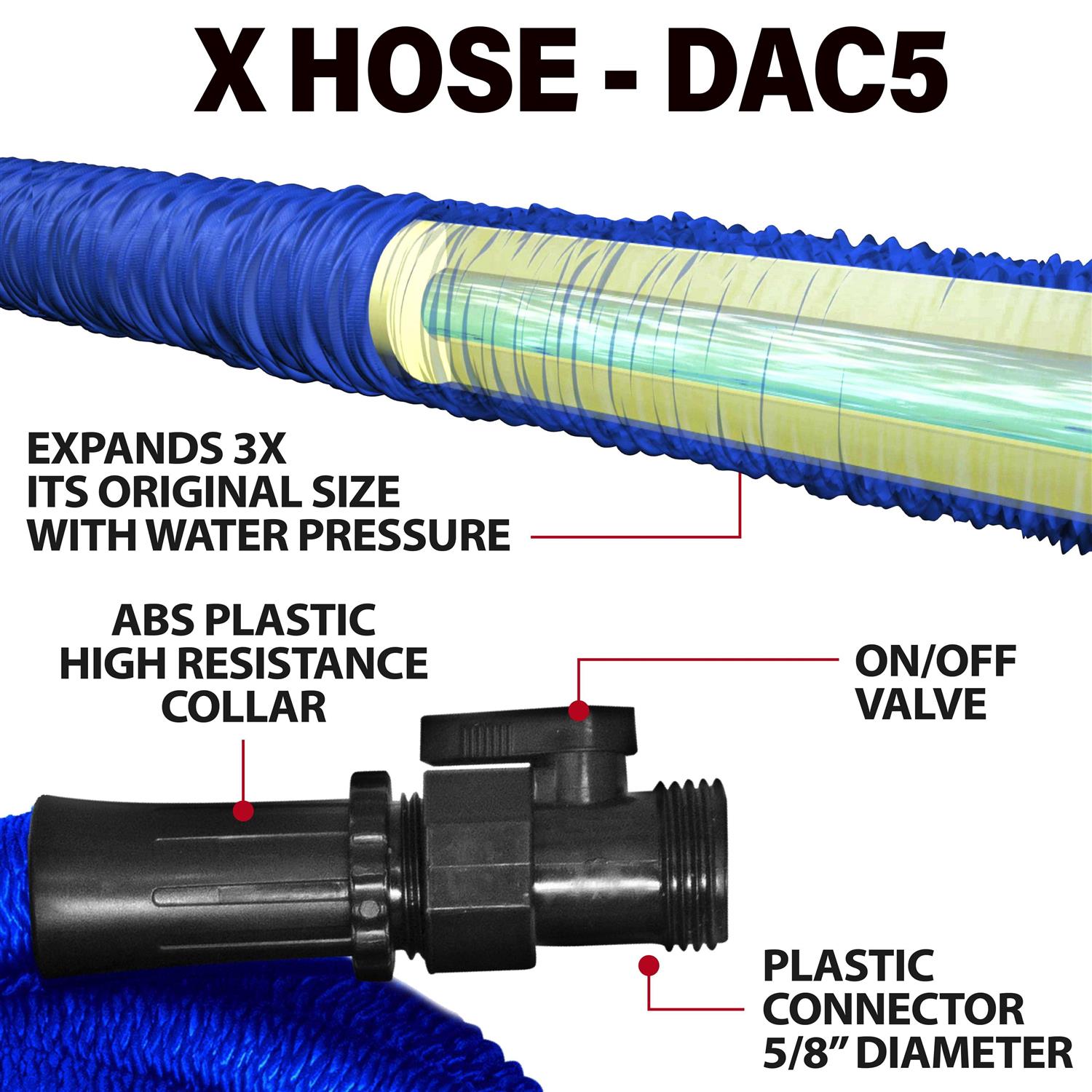 Xhose Garden Hose Expandable Hose Water Hose Dac Fiber Hose - Image 4