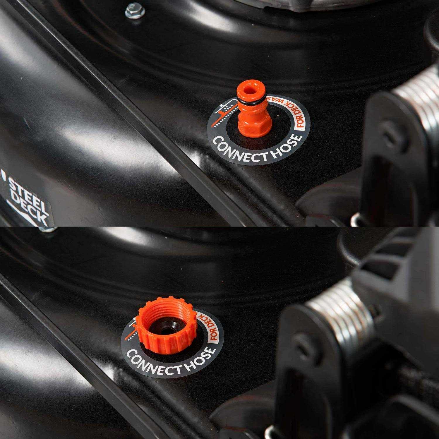 YARDMAX 22 in. 201 cc SELECT PACE 6 Speed CVT High Wheel FWD 3-in-1 Gas Walk Behind Self Propelled Lawn Mower - Image 3