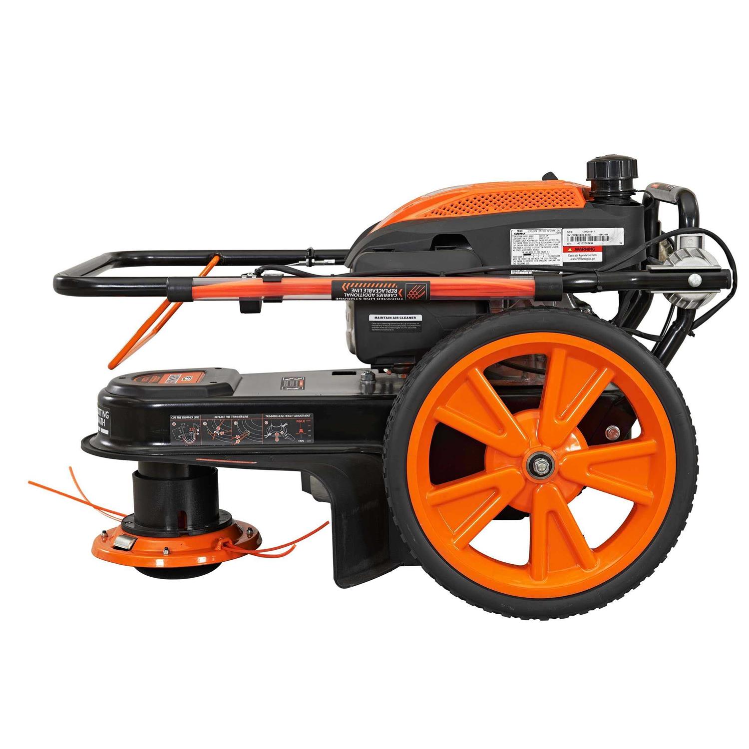 YARDMAX 22 in. 170cc Gas Walk Behind String Trimmer Mower - Image 5