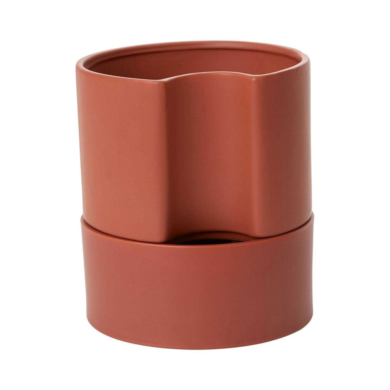 AllModern Patti Self-Watering Ceramic Pot Planter - Image 4