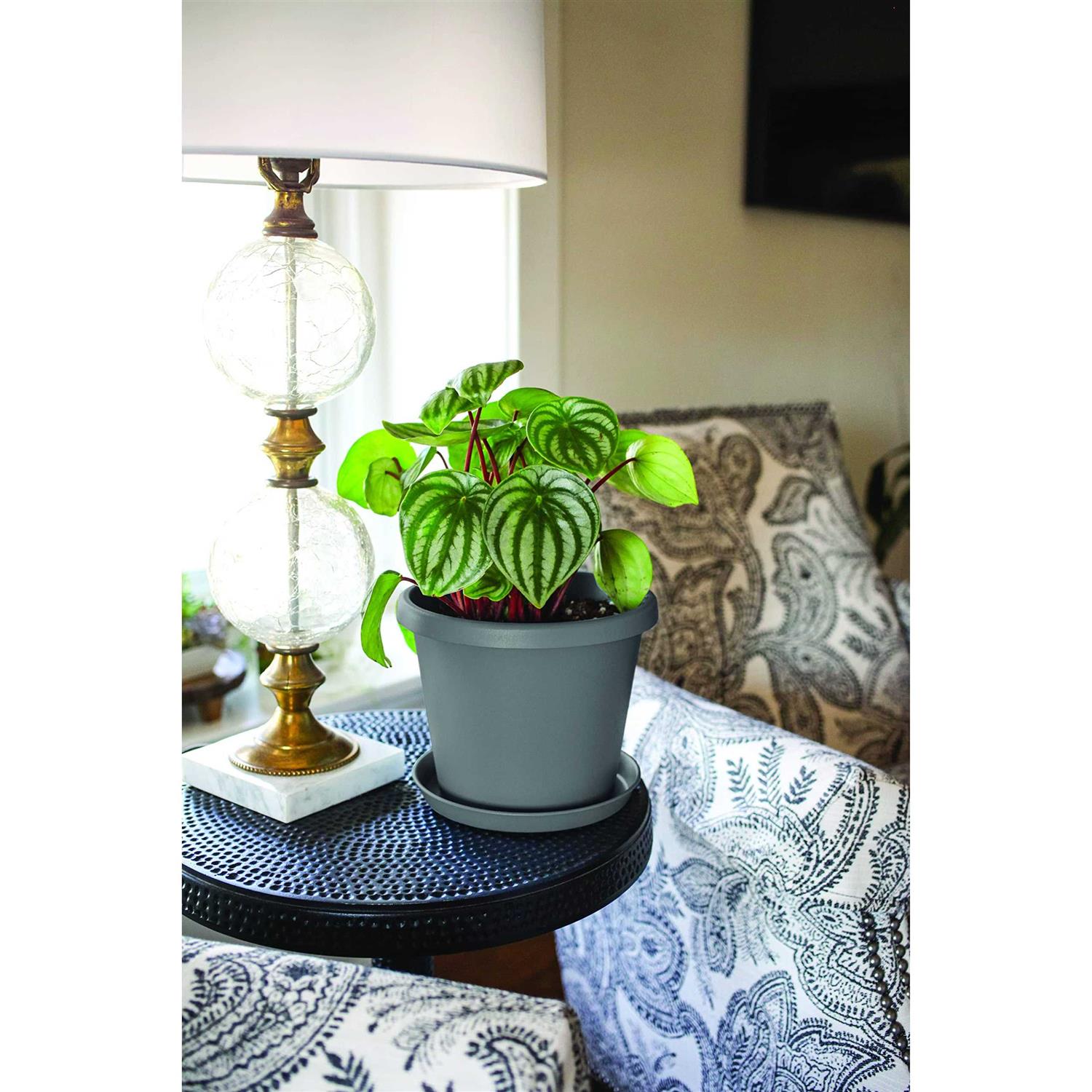 The HC Companies Round Prima Plastic Plant Saucer Indoor Outdoor Plant Trays for Pots - Image 3