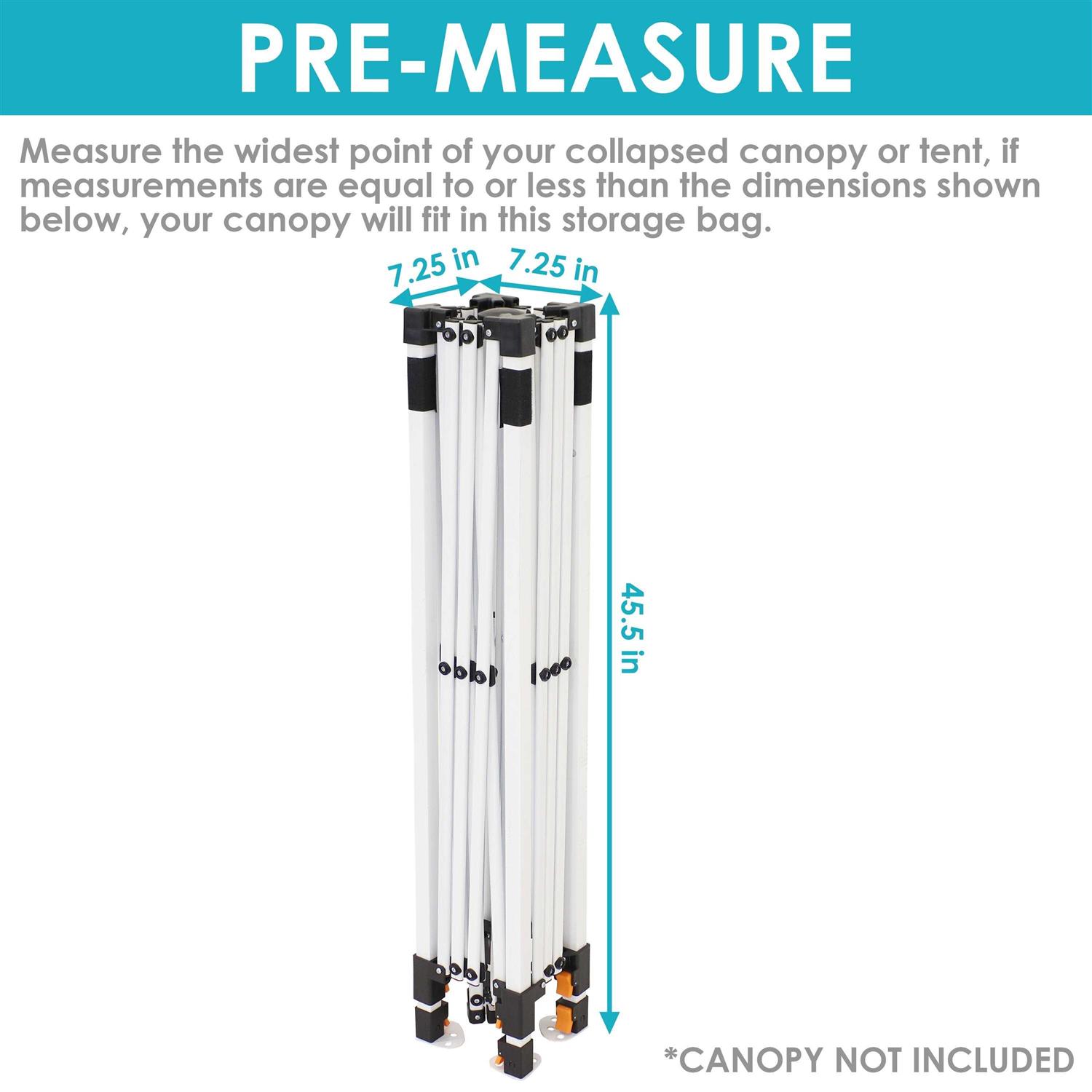 Sunnydaze Premium Pop-Up Canopy Rolling Carrying Bag - Image 5