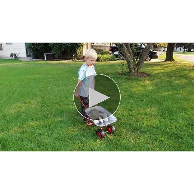 3t Group Kids Wheelbarrow Wheelbarrow for Kids Wheel Barrel Kids Wheel Barrows Metal Wheelbarrow Child Wheelbarrow Toys Gift - Image 4