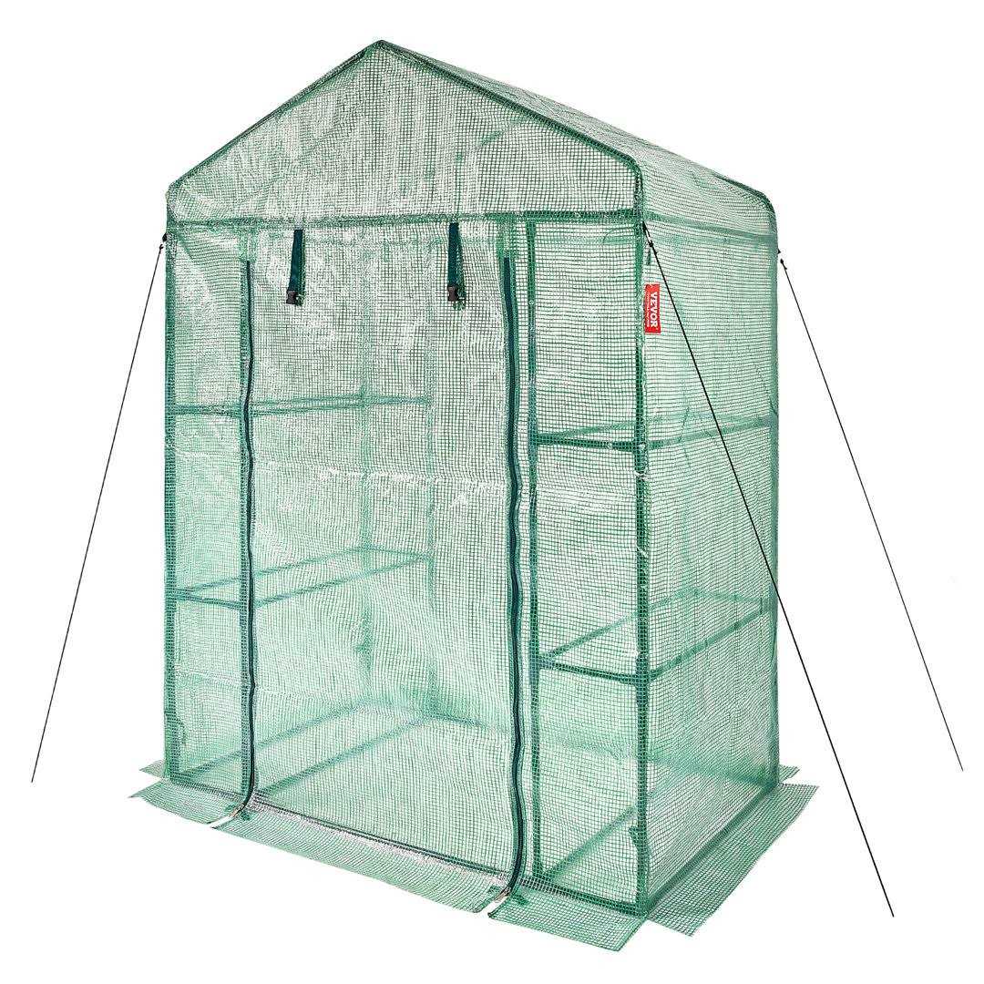 VEVOR Walk-in Greenhouse Portable Green House with Shelves - Image 3