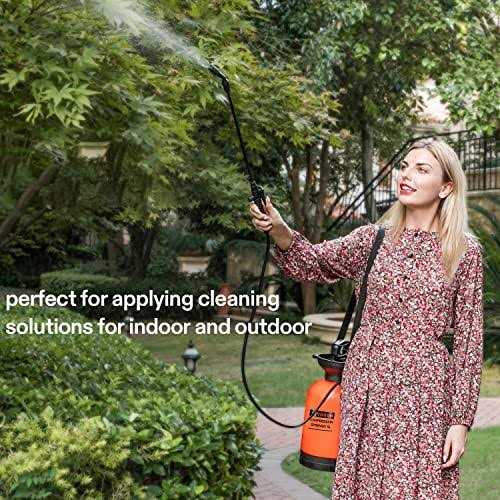 VIVOSUN Pump Pressure Sprayer Pressurized Lawn & Garden Water Spray Bottle with Adjustable Shoulder Strap - Image 3