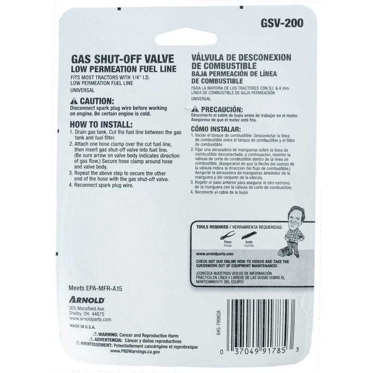 Arnold Gas Shut Off Valve GSV-200 - Image 3