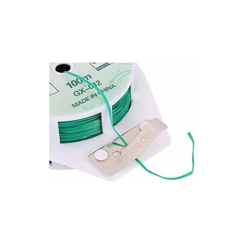 Twist Ties - All-Purpose Coated 328Feet Garden Plant Ties with Trimmer Garden Twine Support Ties Reusable for Gardening Plants Growth and Care, Office - Image 3