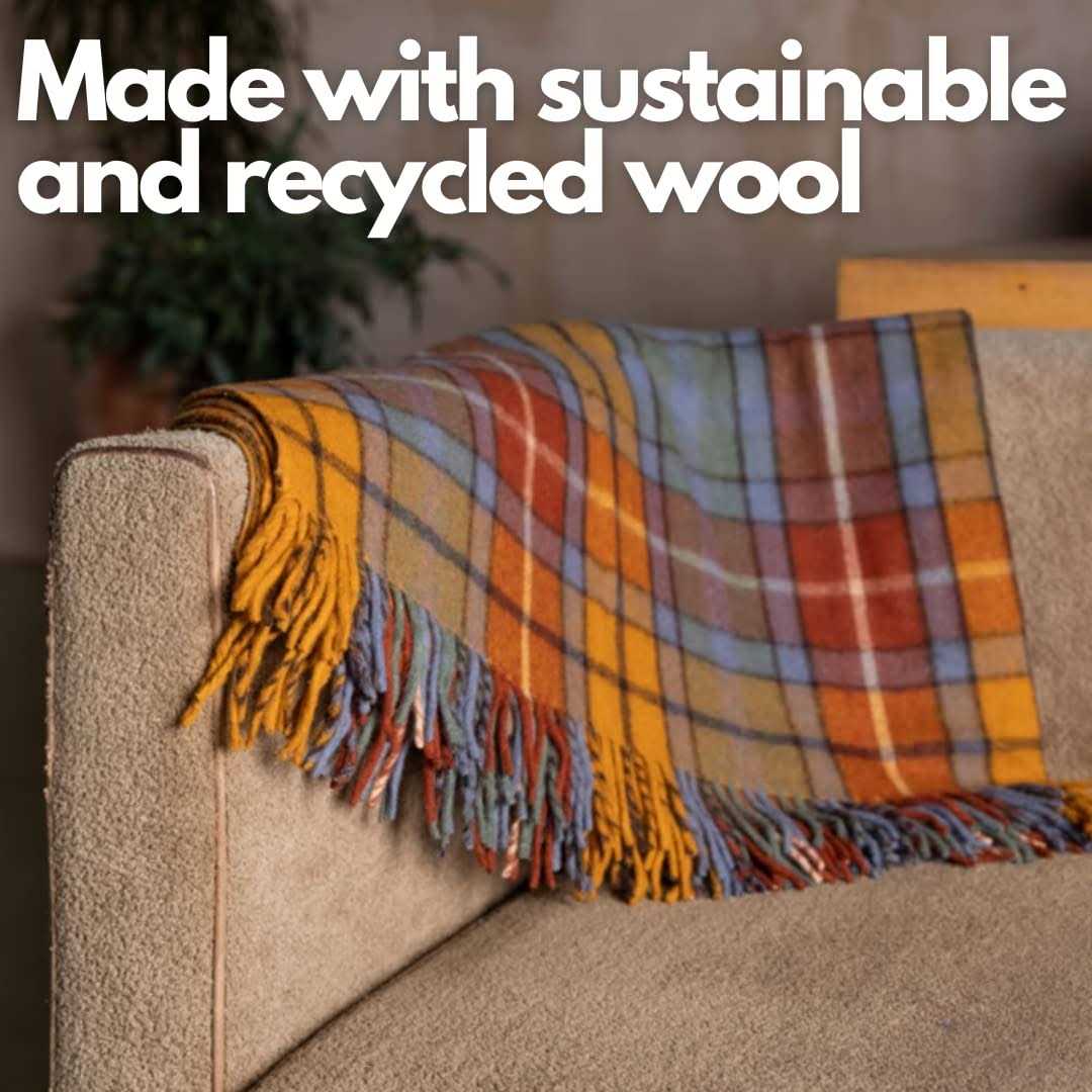 The Scotland Kilt Company - New BNWT Scottish Throw Large Wool Tartan Rug - Image 4