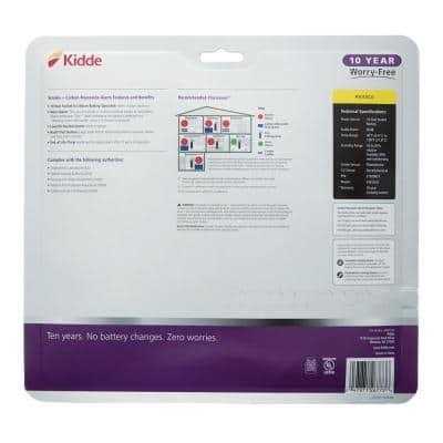 Kidde 10 Year Worry-Free Sealed Battery Combination Smoke and Carbon Monoxide Detector with Voice Alarm - Image 4
