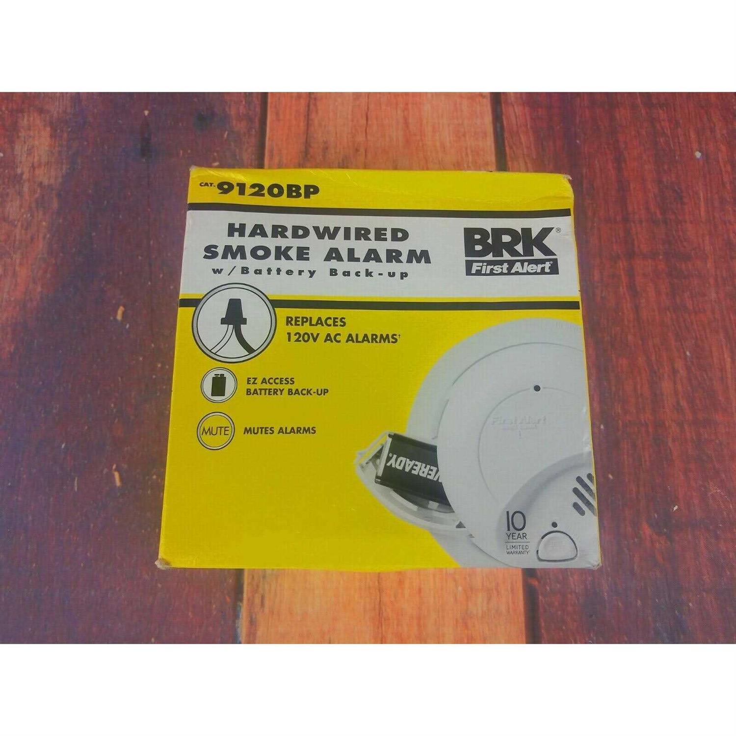 First Alert AC Hardwired 120-Volt Smoke Detector 9120BP - Image 3