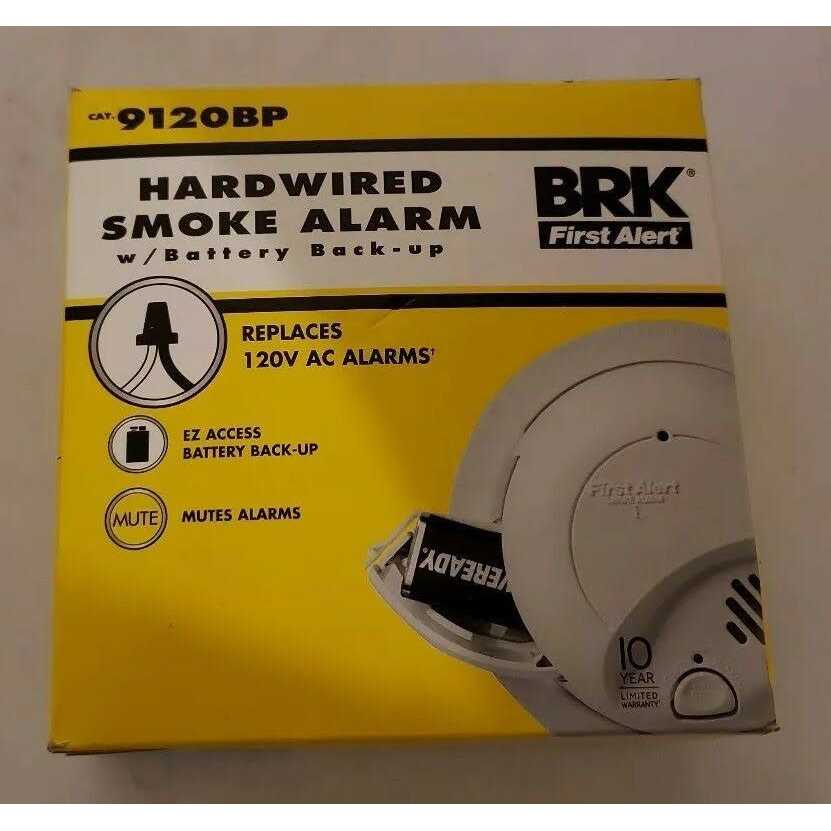 First Alert AC Hardwired 120-Volt Smoke Detector 9120BP - Image 5