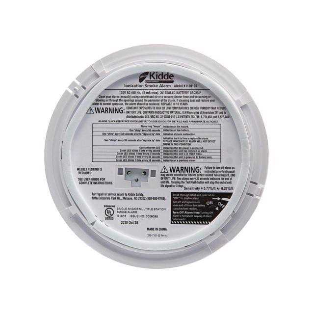 Kidde Worry-Free AC/DC Smoke Alarm 21010407 - Image 3
