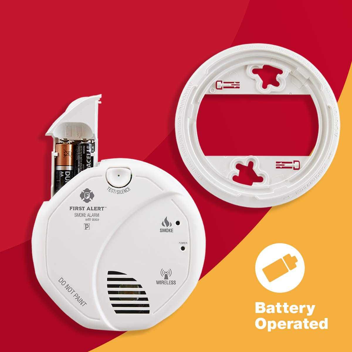 First Alert SA511CN2-3ST Interconnected Wireless Smoke Alarm with Voice Location - Image 3