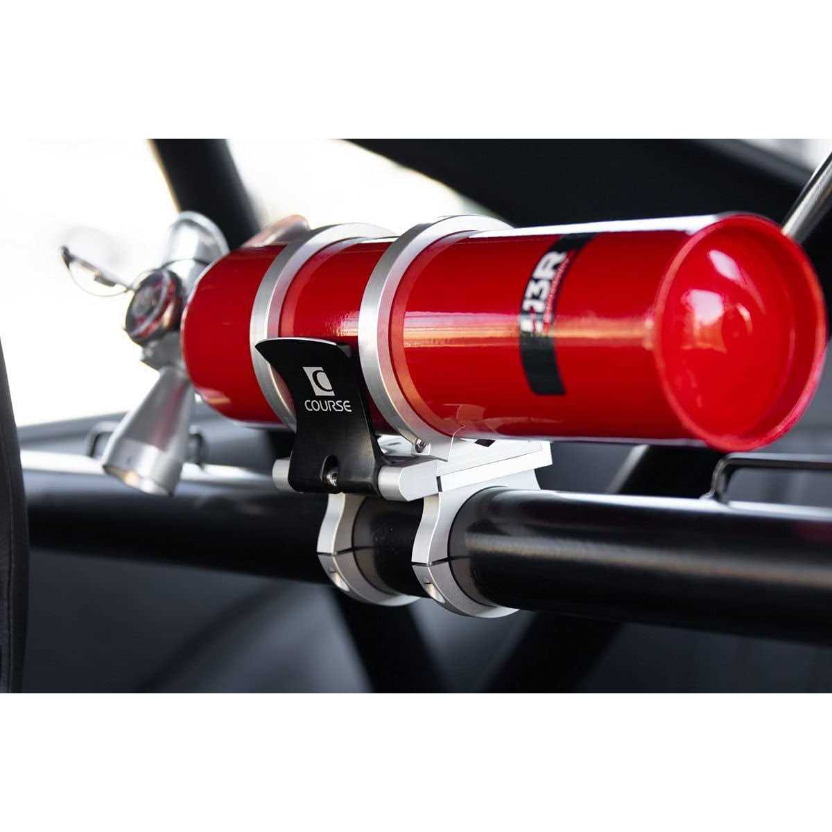 Course Motorsports Cam-lock Fire Extinguisher Quick Release – For High Vibration Applications Aluminum / Black - Image 4