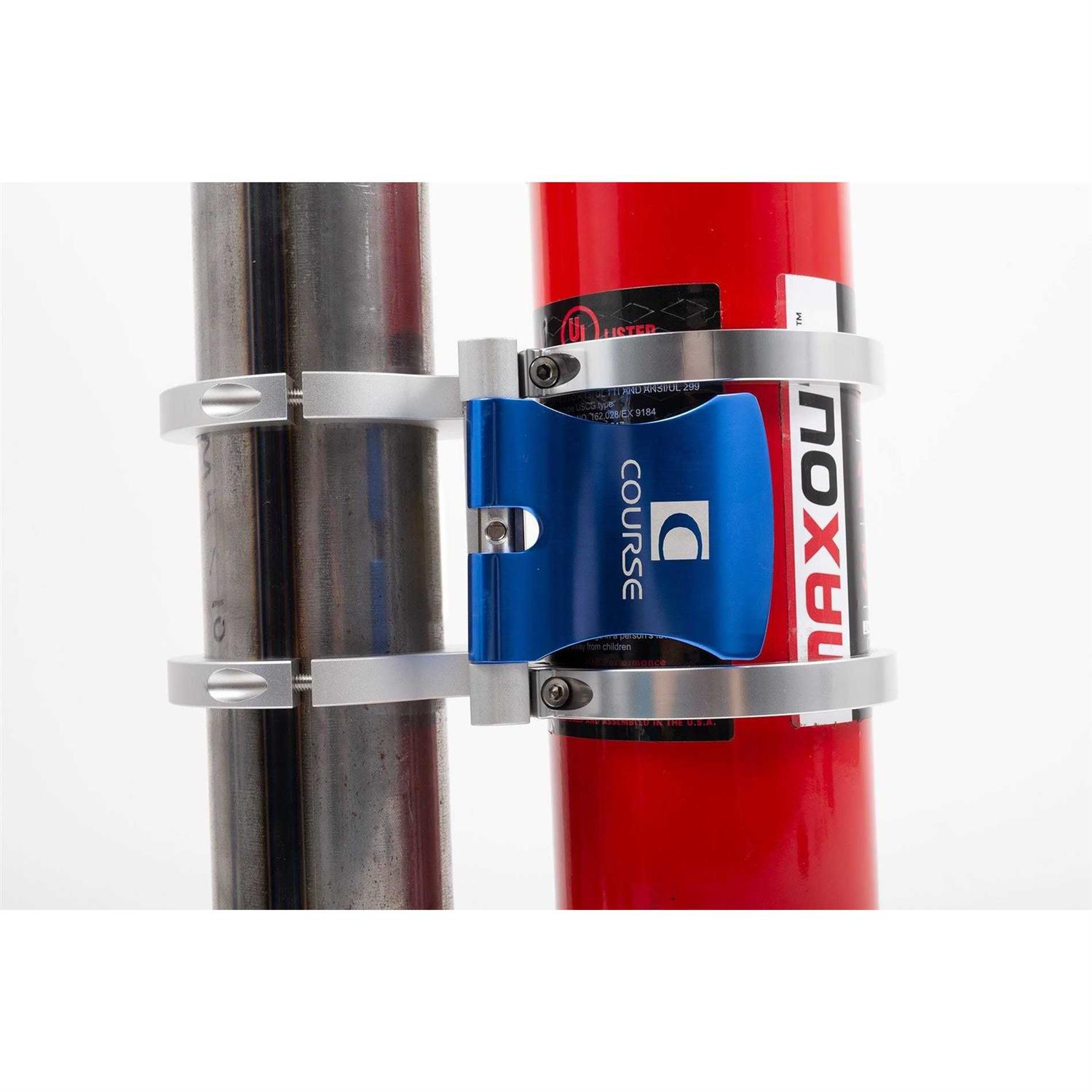 Course Motorsports Cam-lock Fire Extinguisher Quick Release – For High Vibration Applications Aluminum / Black - Image 5