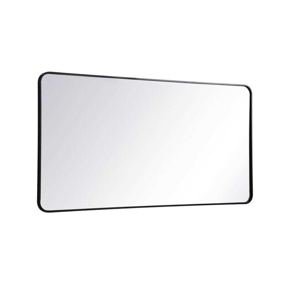 Timeless Home H x Modern Soft Corner Rectangular Wall Mirror - Image 4